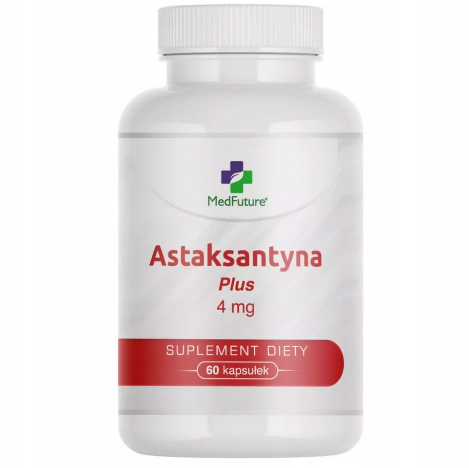 Astaxanthin plus for healthy bones, joints, circulation 4 mg 60 capsules