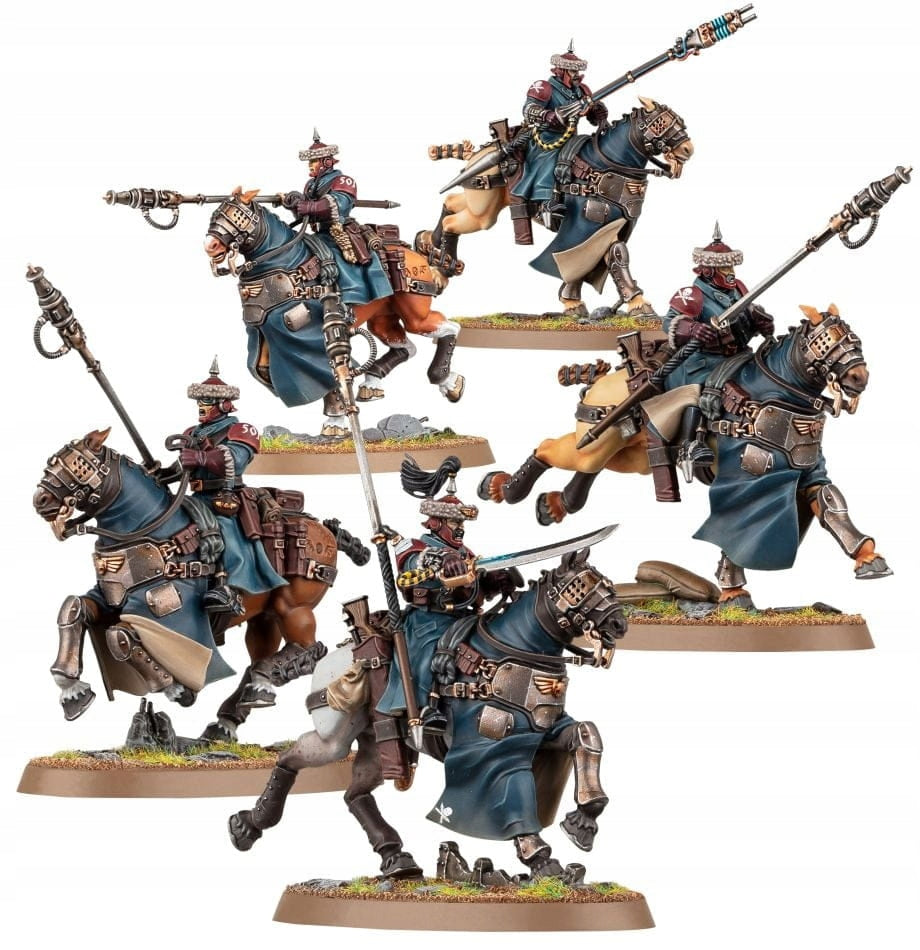 Surenkama figūrėlė Warhammer 40K Astra Militarum Attilano raiteliai