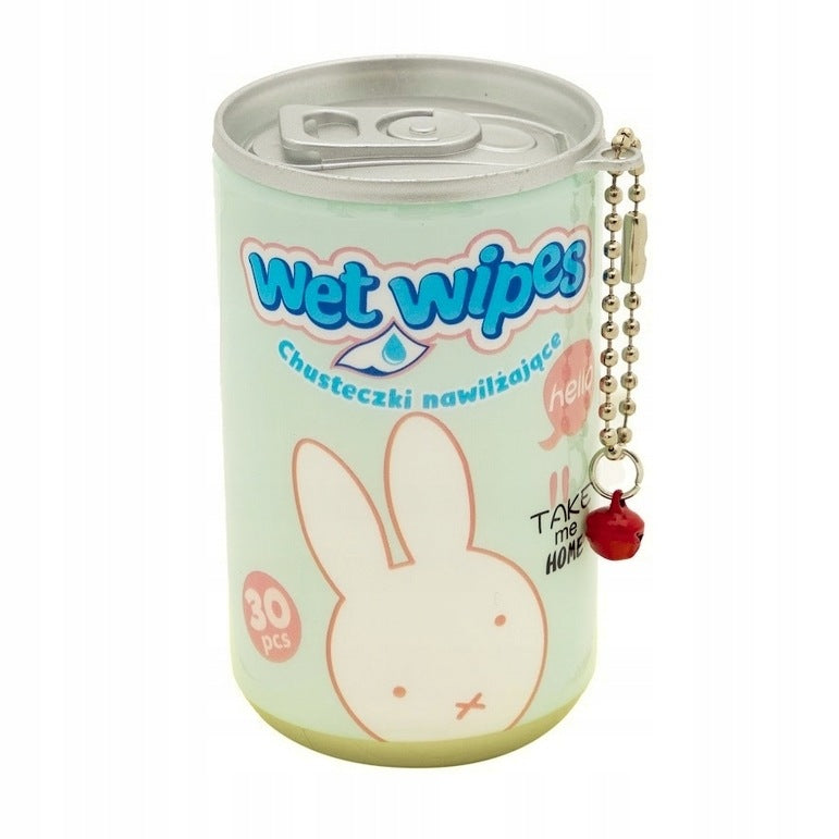 Astra, Moisturizing wipes in can Bunny, 1 pc. mix of designs
