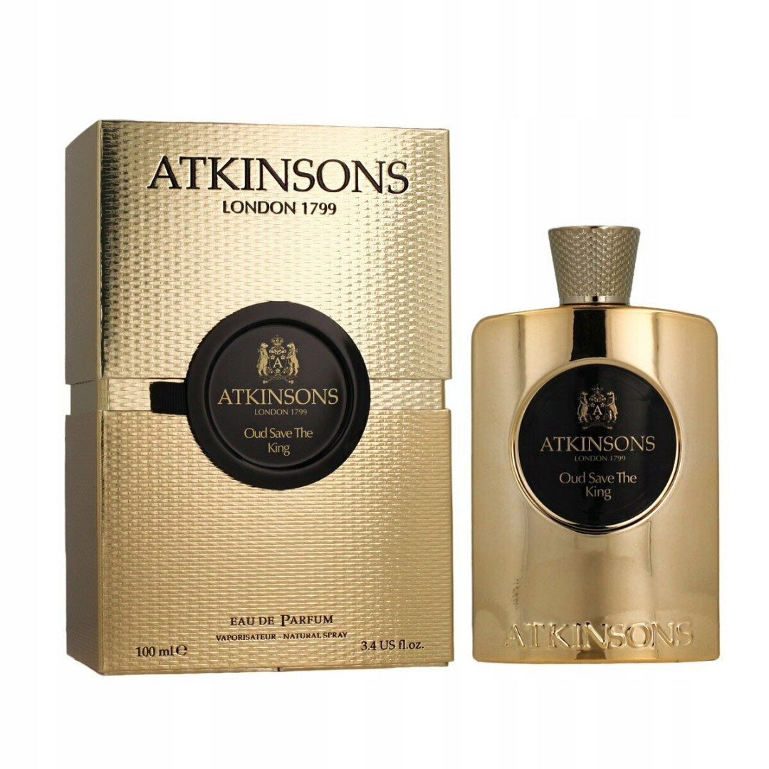 Atkinsons Oud Save The King Perfumed Water 100 ml Packaging status original