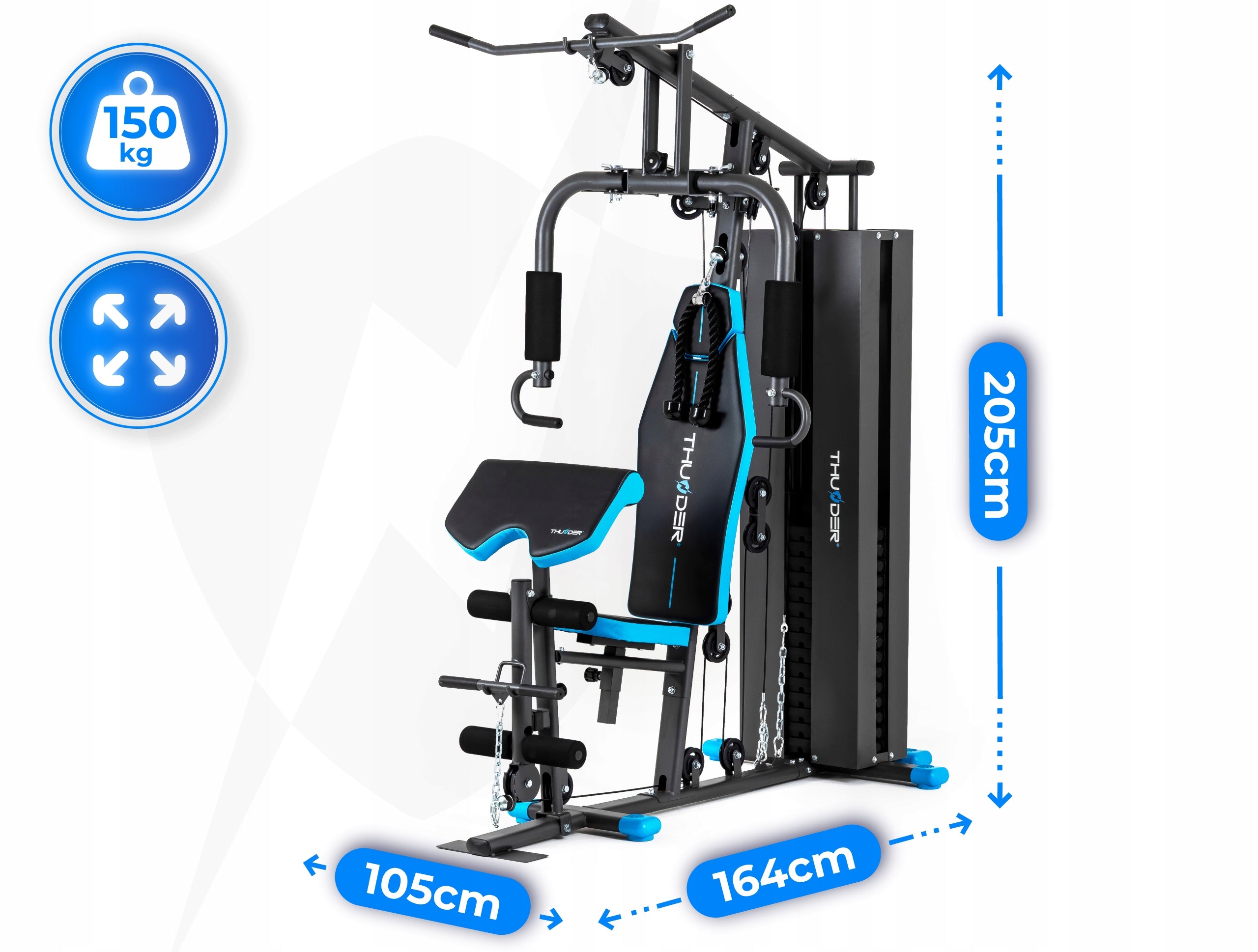 Atlas Multifunctional Home Exercise Leg Press Pull Prayer Book Stack Packaging status original