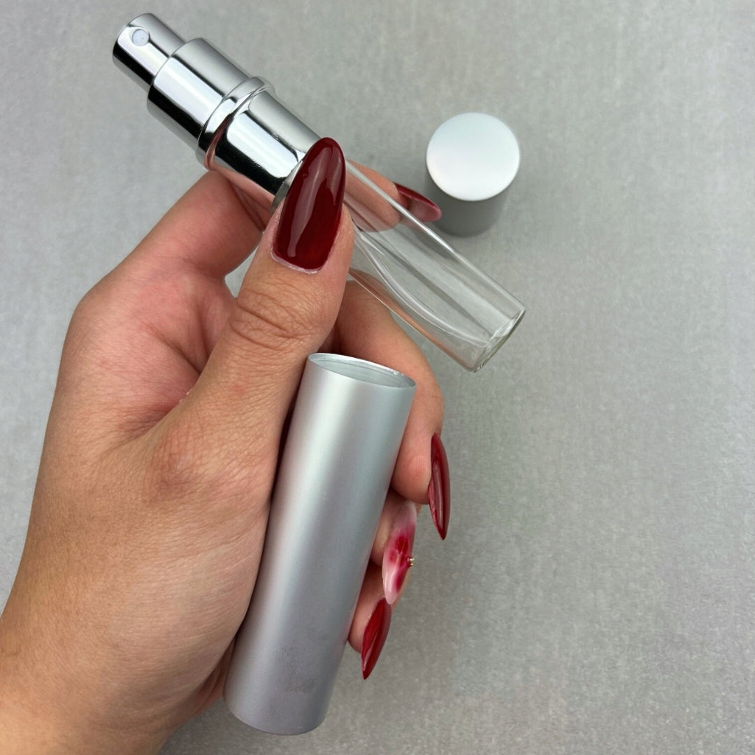 Atomizer Perfume Dispenser Travel Silver Vial Spray Bottle 15ml Manufacturer code 66691