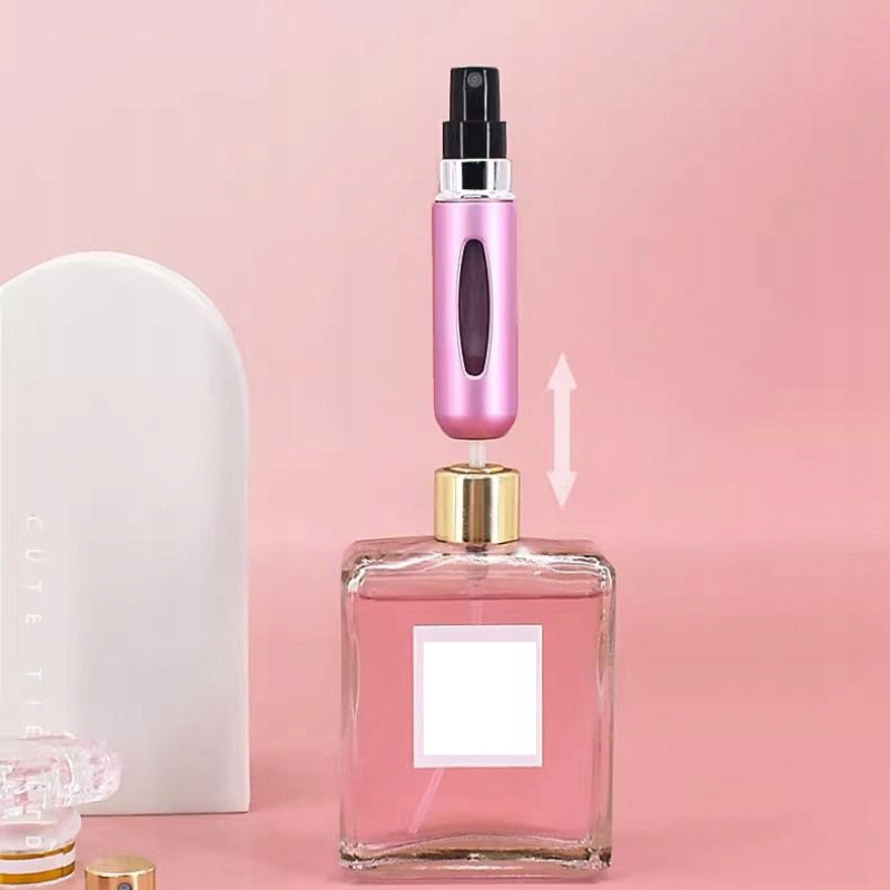 Atomizer for Travel Perfume 5ml Set of 8x Flacon Filled from Bottom Vial Manufacturer code AU02251102