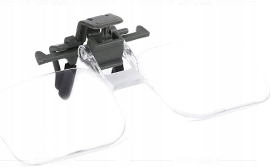Attachment to glasses with tightening function, stripping Color white