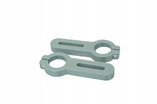 Attachments, footrest clamps for IKEA Antilop chair, set