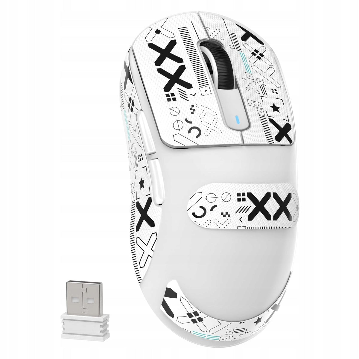 Attack Shark X3 white wireless gaming mouse BT 2,4GHz USB-C Manufacturer code 6972792470436