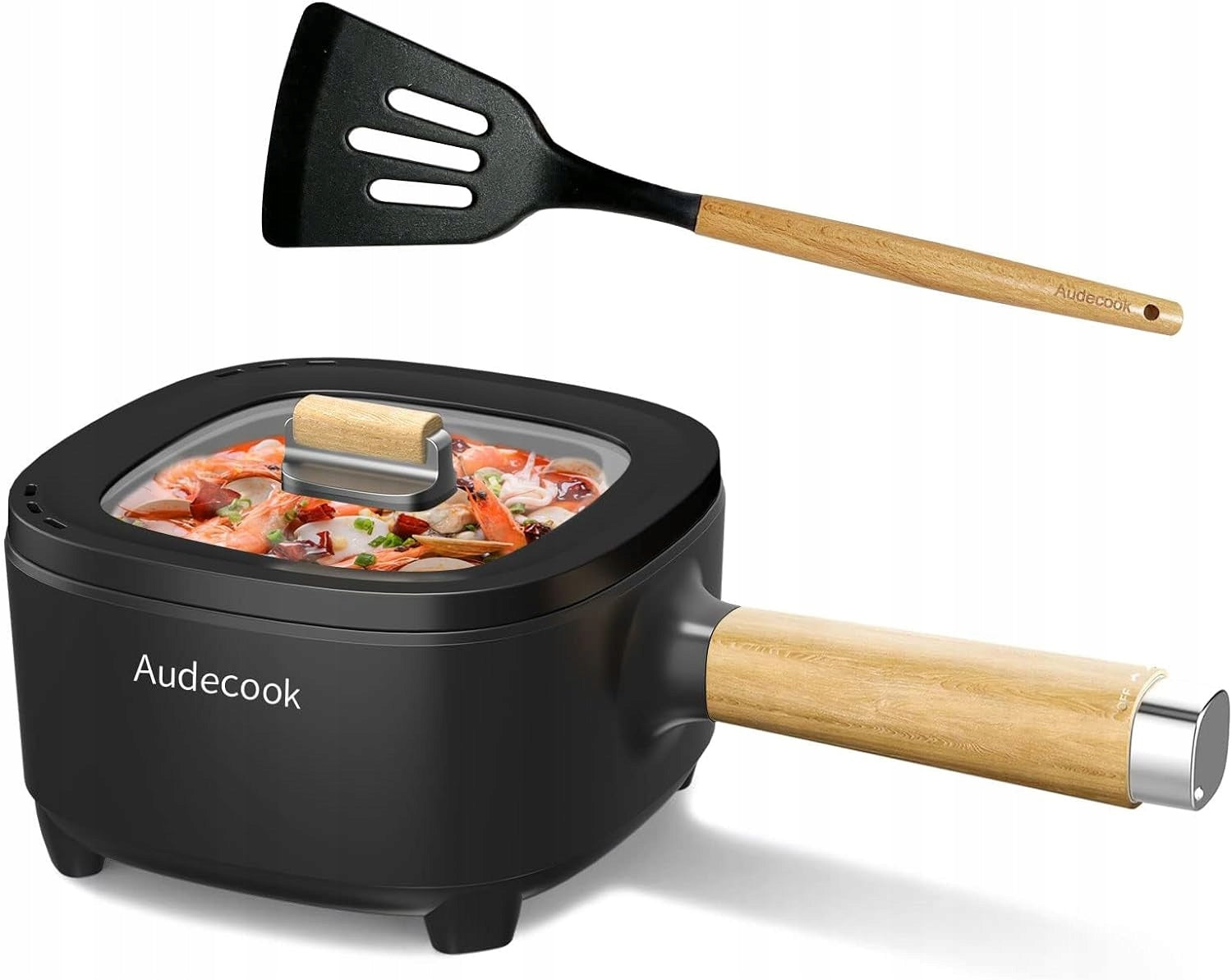 Audecook AC-1020B Electric Pot 2L + Steamer 350W/800W Multicooker Manufacturer code Elektryczny Garnek do Gotowania Audecook