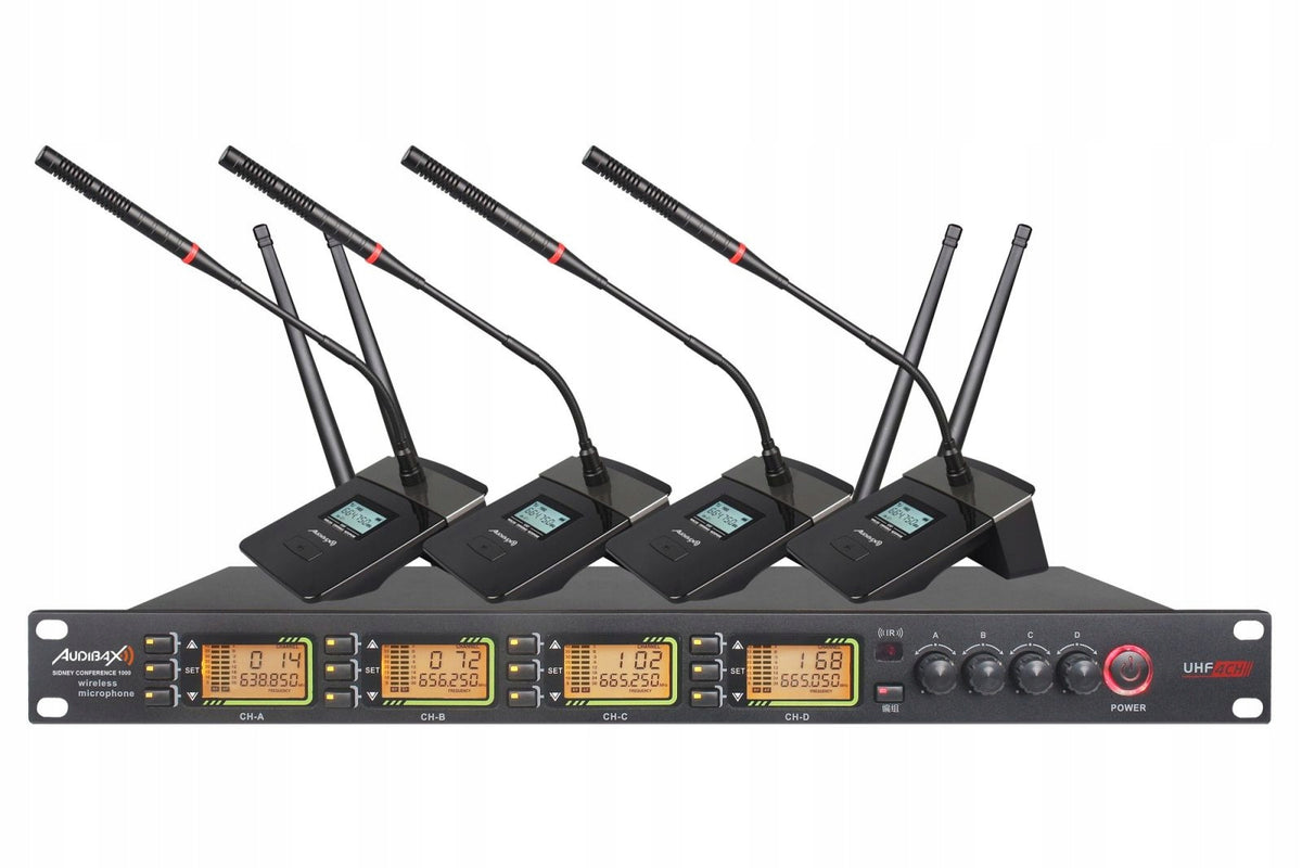 Audibax Sidney Conference 1000 4 UHF Channels