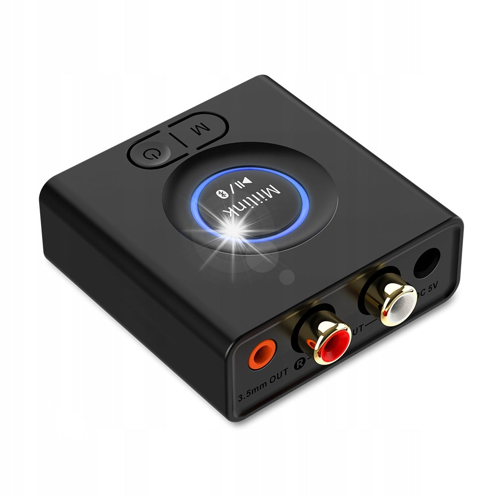 Audio Receiver Bluetooth 5.0 Jack 2 RCA Miilink 1Mii ML200 aptX R1