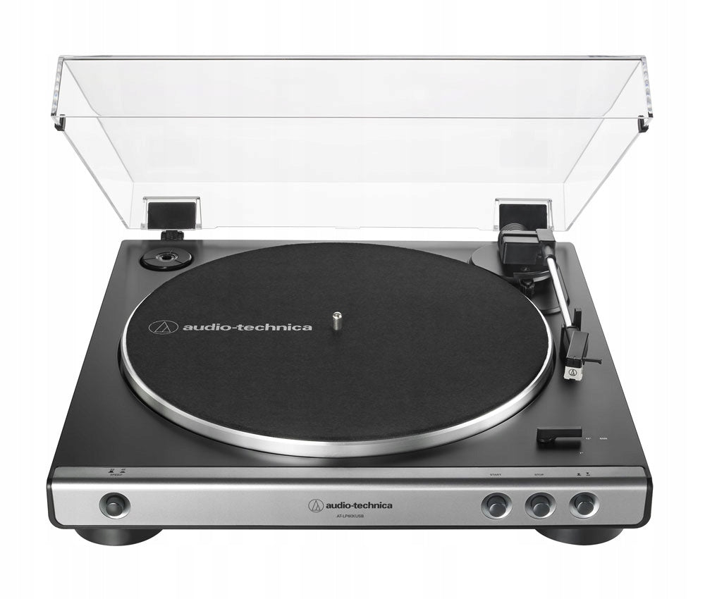Audio-Technica AT-LP60XUSB (Gunmetal: Black and Silver)