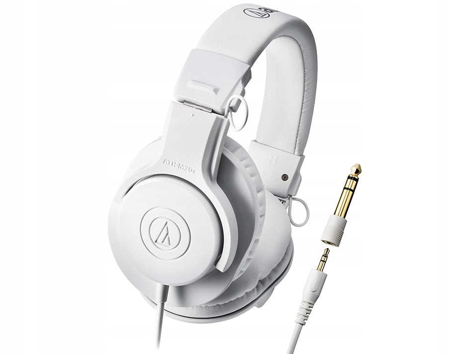 Audio-Technica ATH-M20X Headphones (White) Brand Audio-Technica