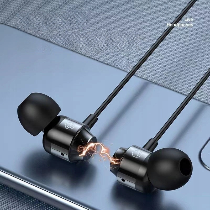 Audio, microphone two-wire headphone/suitable for computer/line length 2M Manufacturer code 004