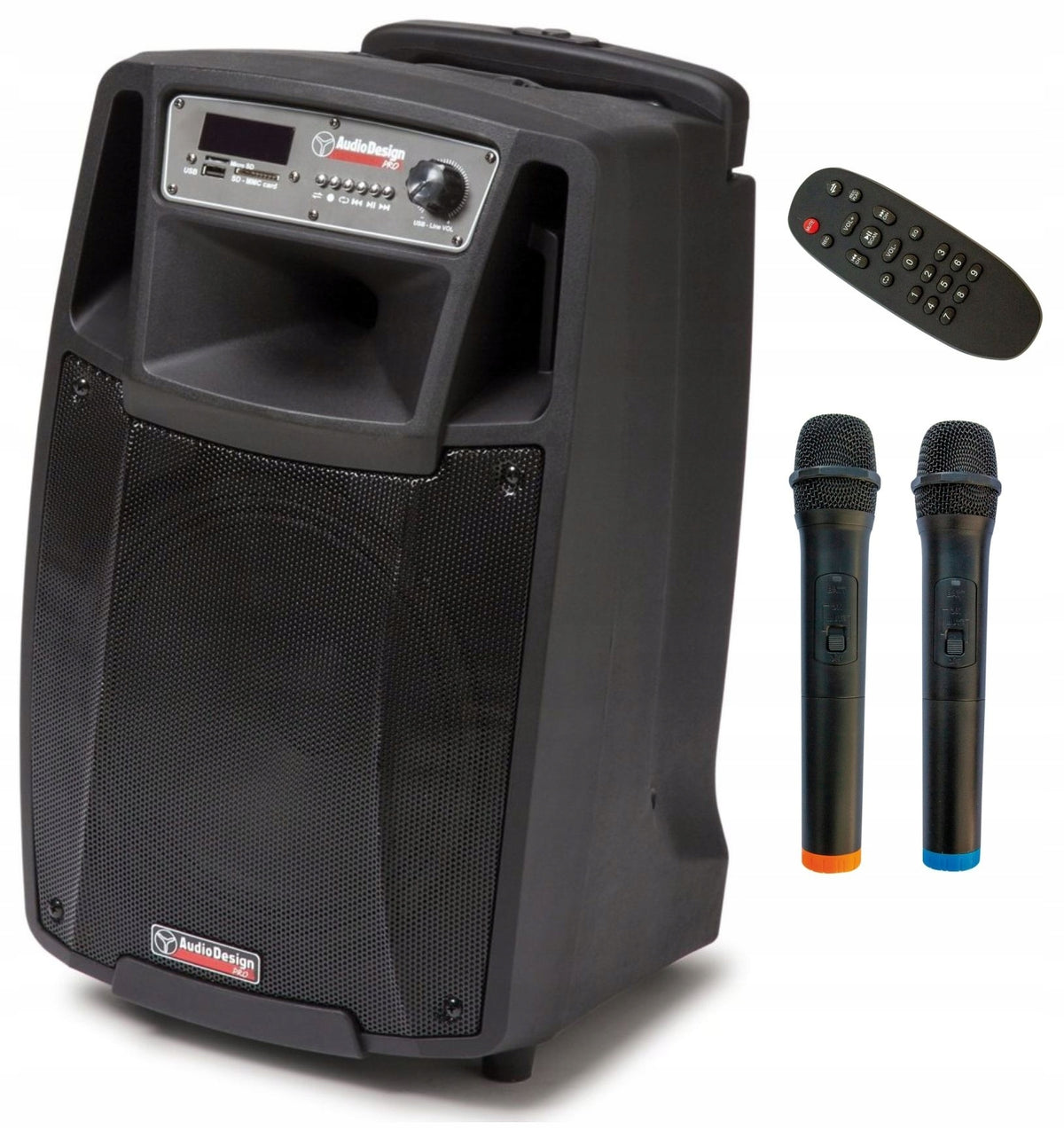 AudioDesign M2 10W/L aktivní reprobox s USB/SD přehrávačem
