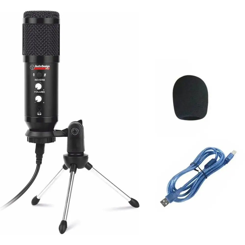 AudioDesign PA MC USB2 USB kondenzátorový mikrofon Batteries included no