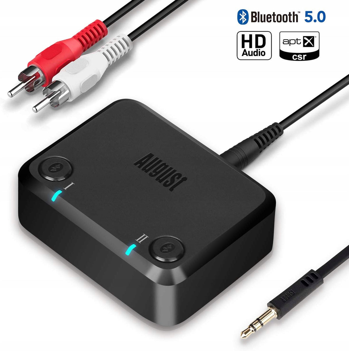 August MR270 HD Bluetooth 5.0 aptX LL transmitter