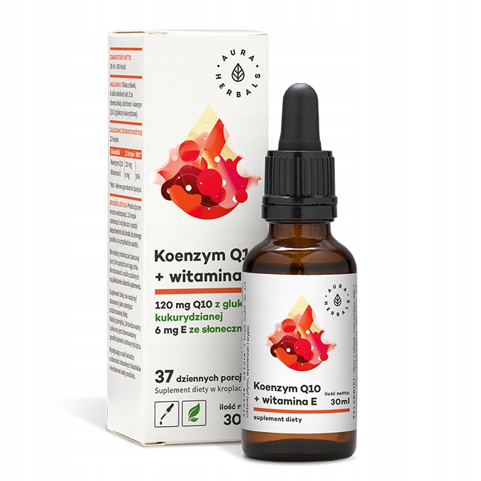 Aura Herbals Coenzyme Q10 + Vitamin E 30 ml in drops