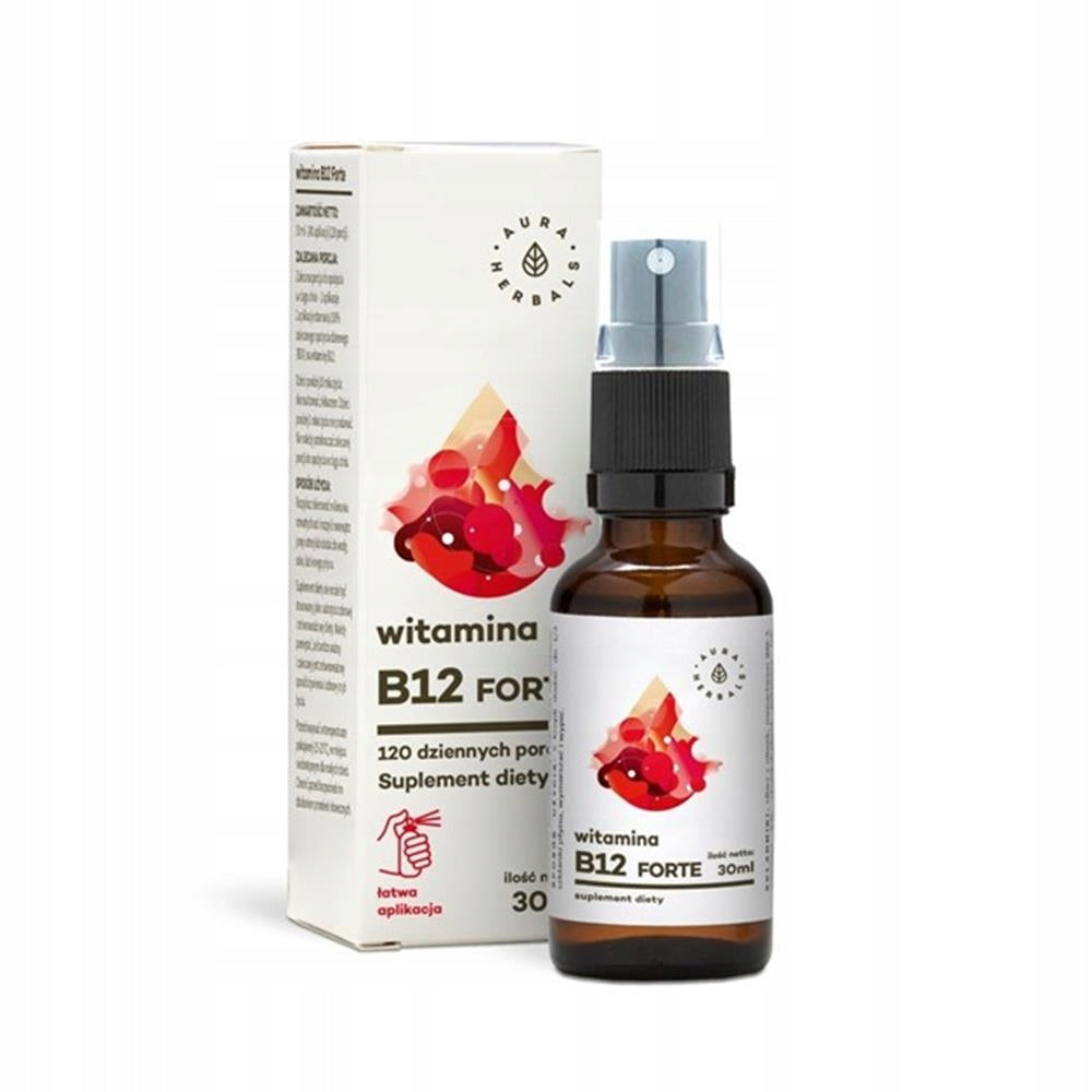 Aura Herbals Vitamin B12 Forte 30 ml aerosol Expiration date not specified