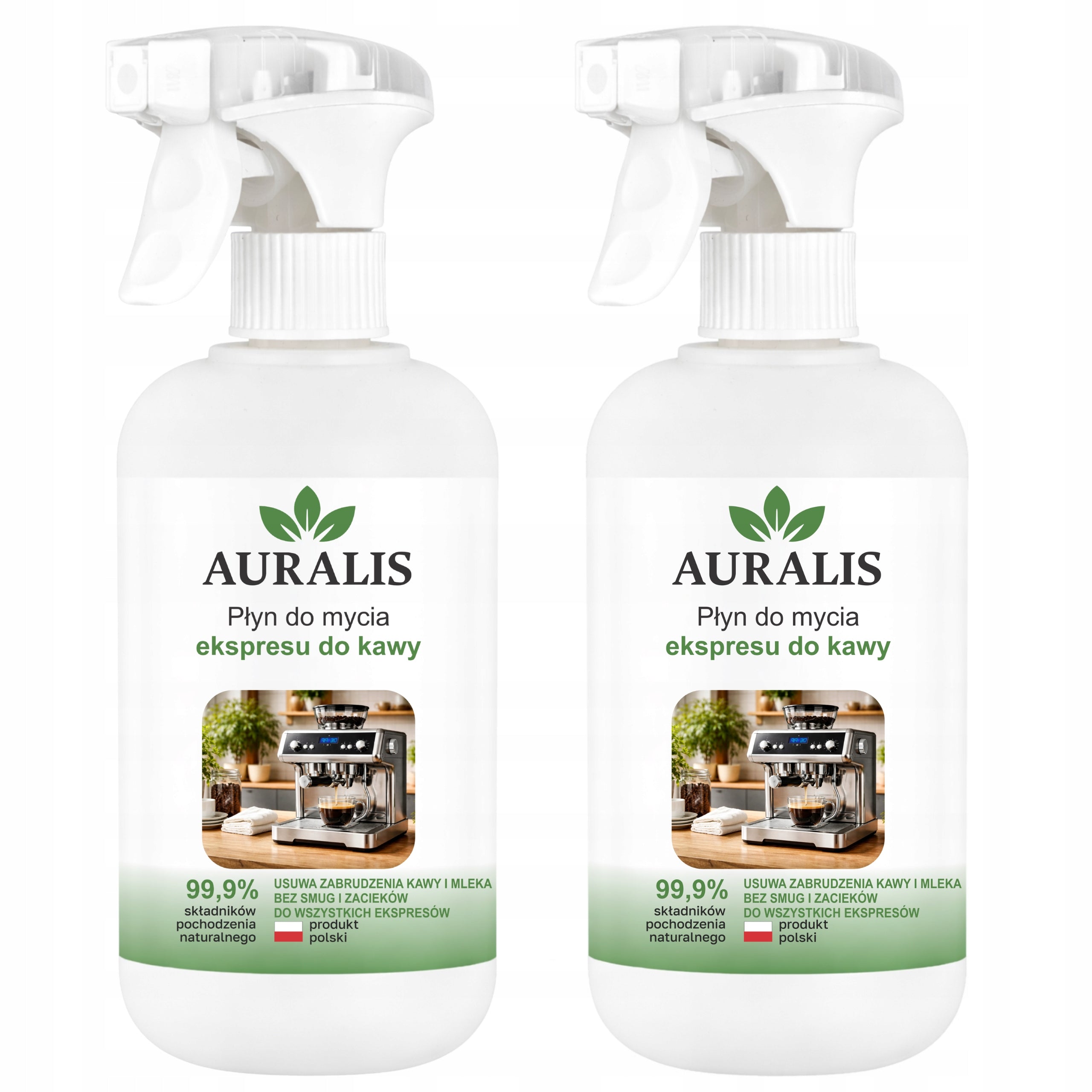 Auralis Ecological Liquid 2x 0 5 l Sprayer