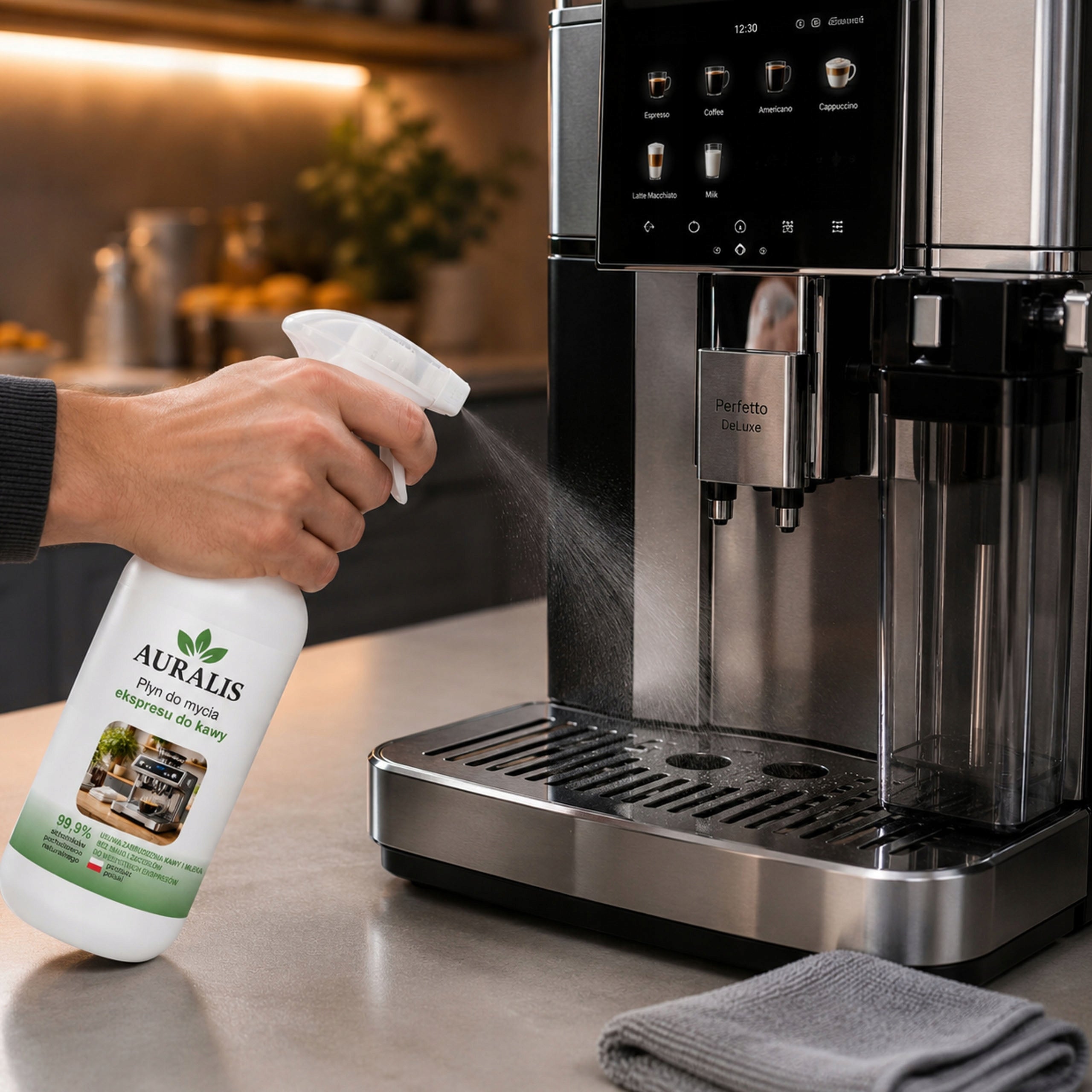 Auralis Organic Coffee Maker Cleaner 500ml Manufacturer code 5905344953317