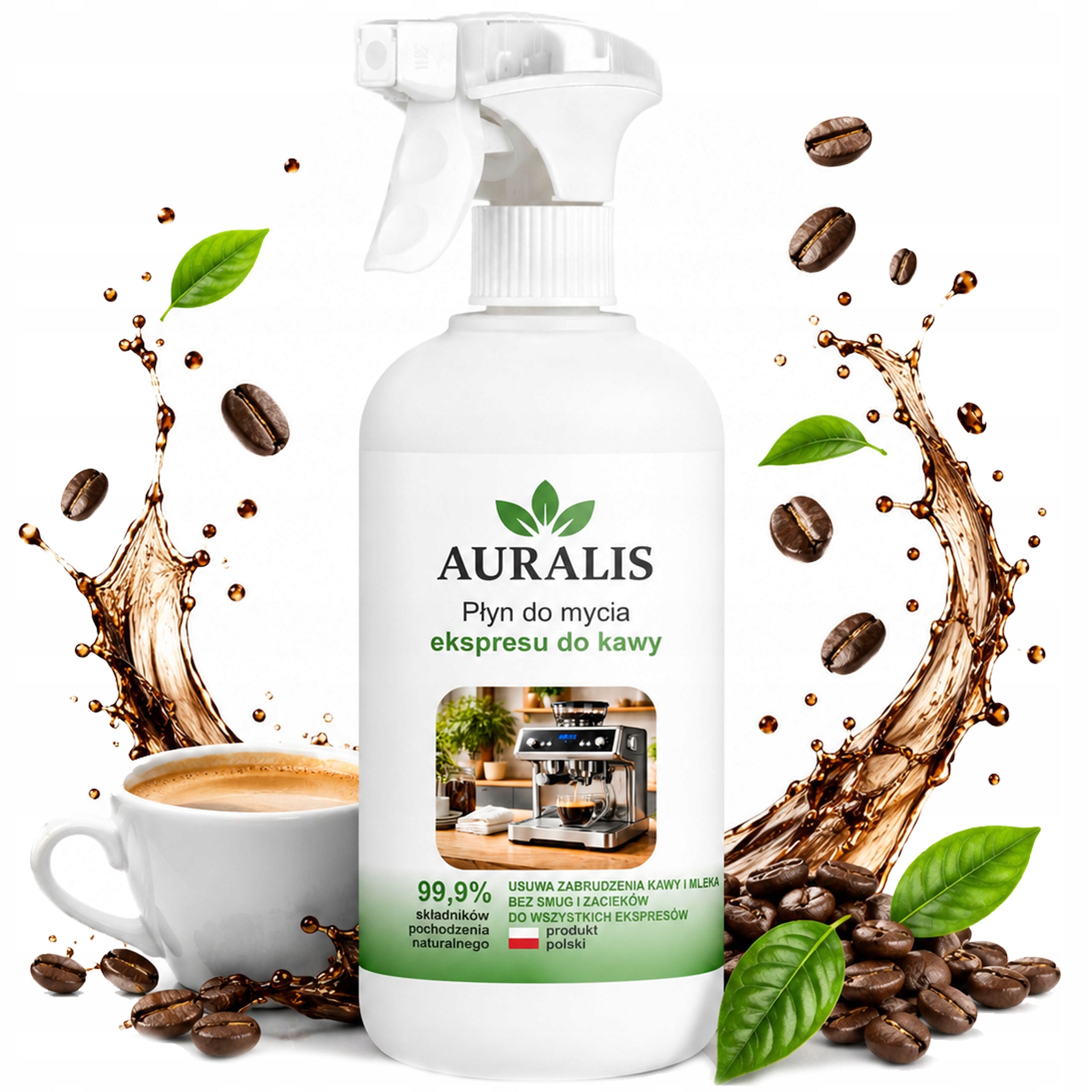 Auralis Organic Coffee Maker Cleaner 500ml