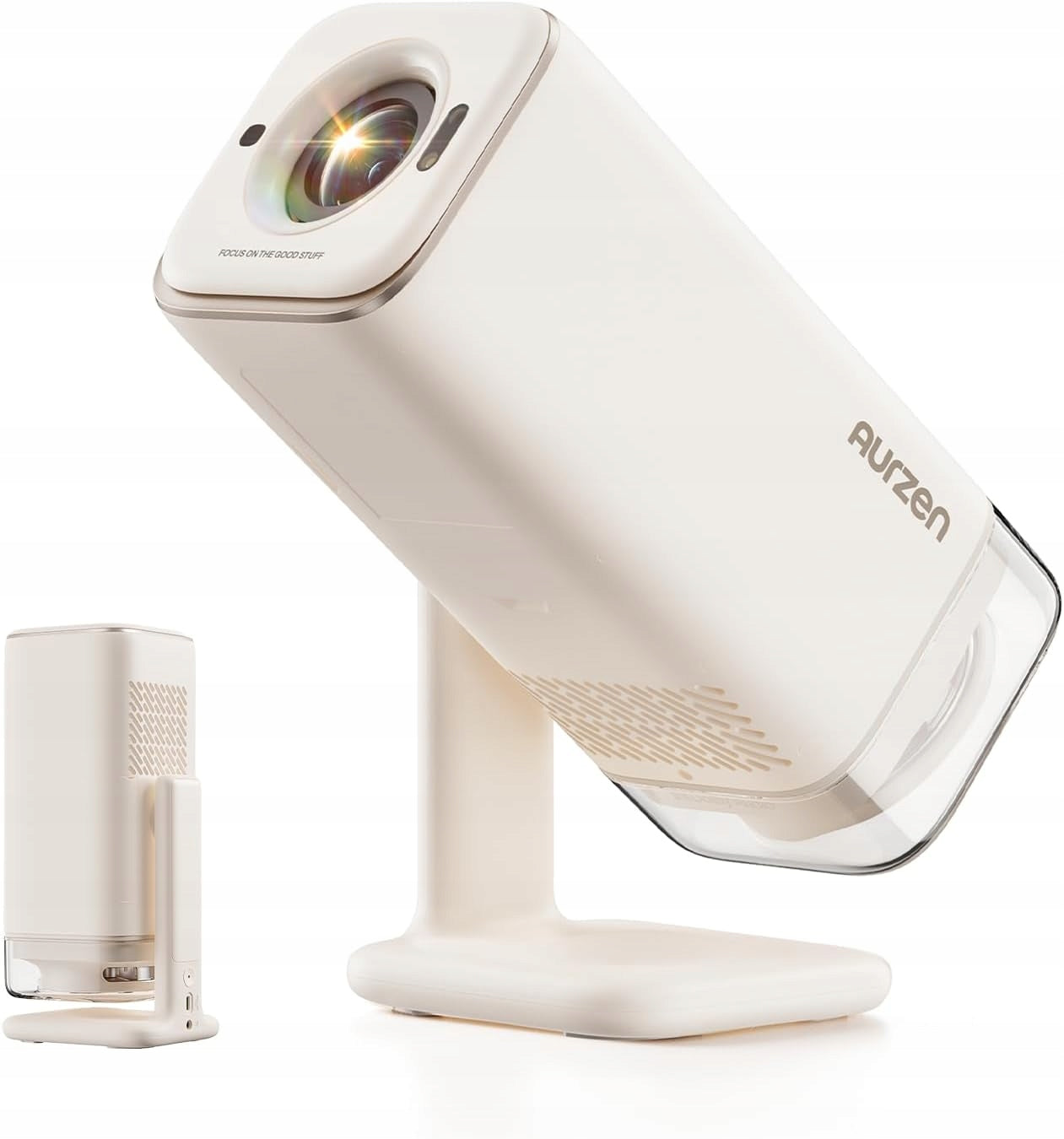 Aurzen BOOM Air SMART ROTATING PROJECTOR Google TV 4K Dolby Audio