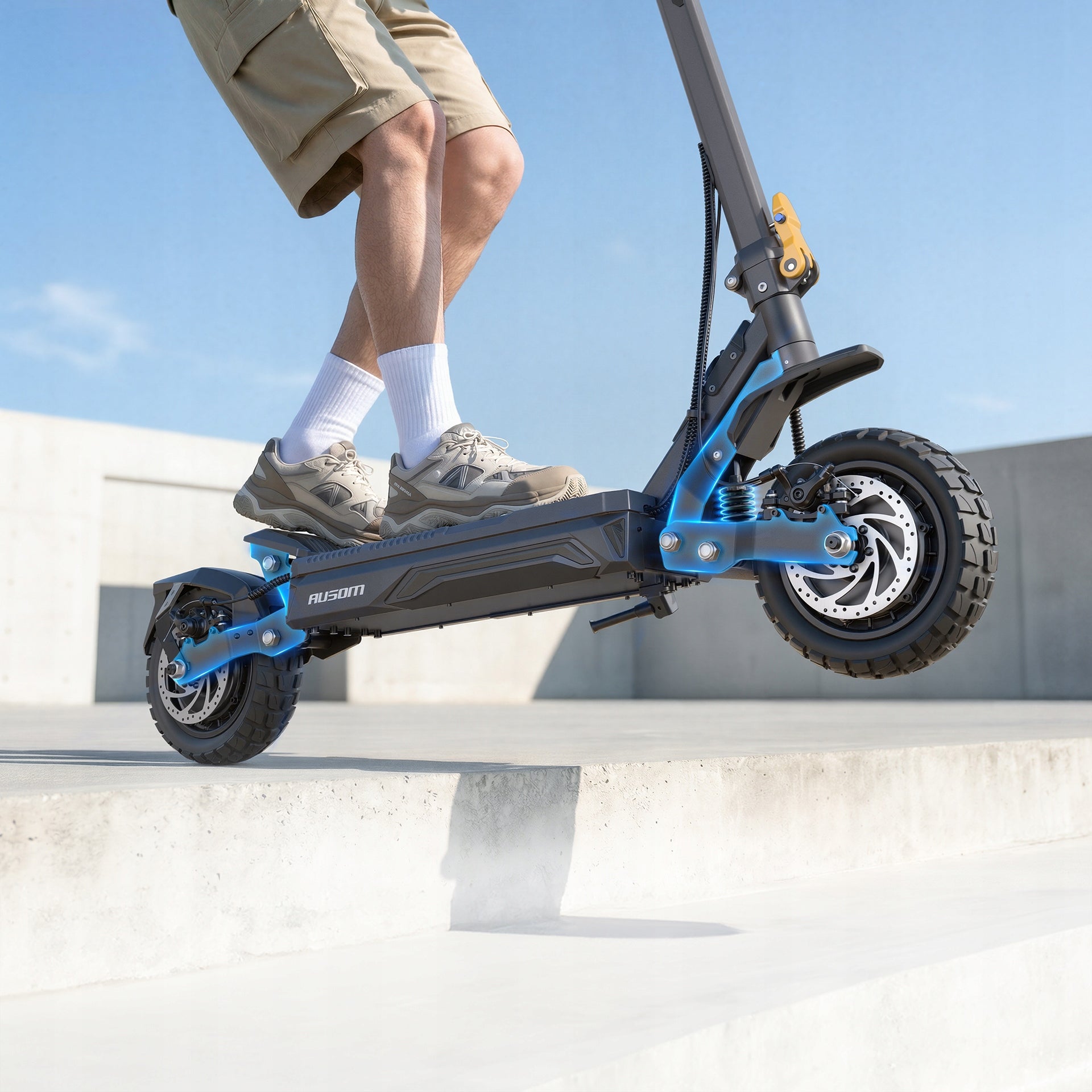 Ausom Gosoul 2 Pro Dual 2000W 90KM NFC ShocFree Electric Scooter Engine power 2000 W