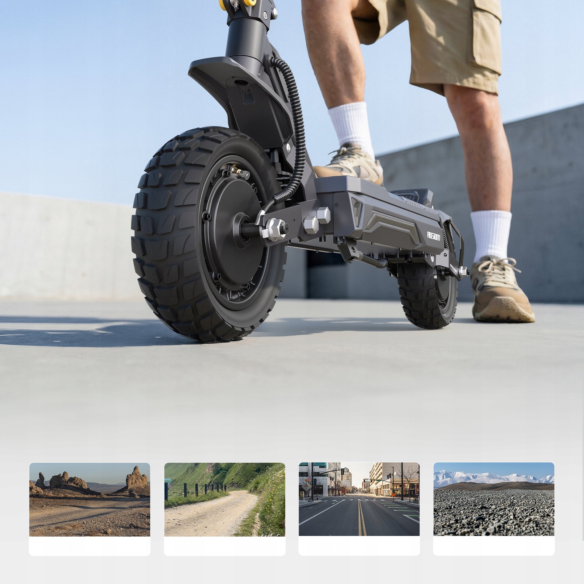 Ausom Gosoul 2 Pro Dual 2000W 90KM NFC ShocFree Electric Scooter Maximum speed 20 km/h