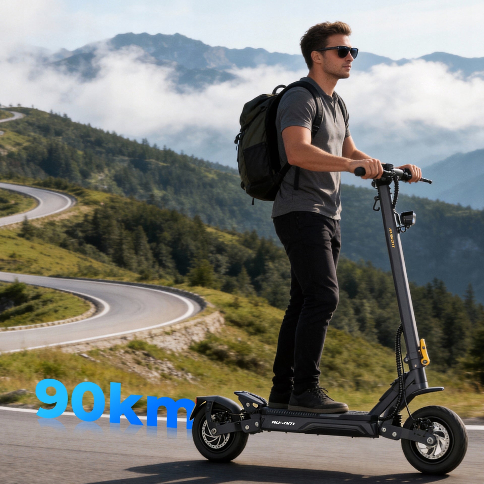 Ausom Gosoul 2 Pro Electric Scooter 20km/h Version 1000W 18Ah 90KM NFC Weight 28.6 kg