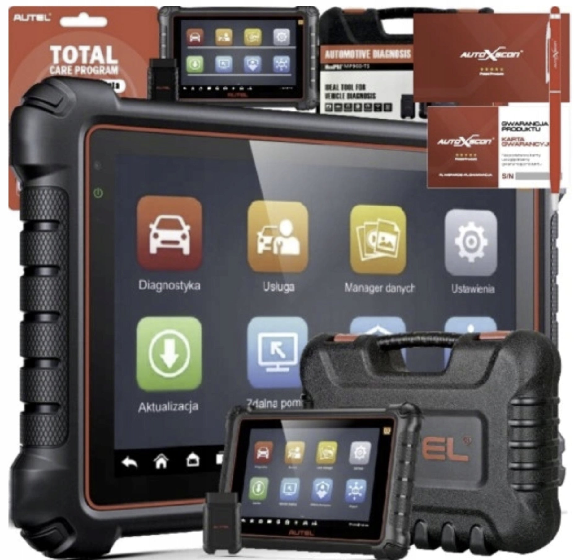 Autel MaxiCOM MK900BT CHINESE DISTRIBUTION 1 year update Manufacturer code MK900BT