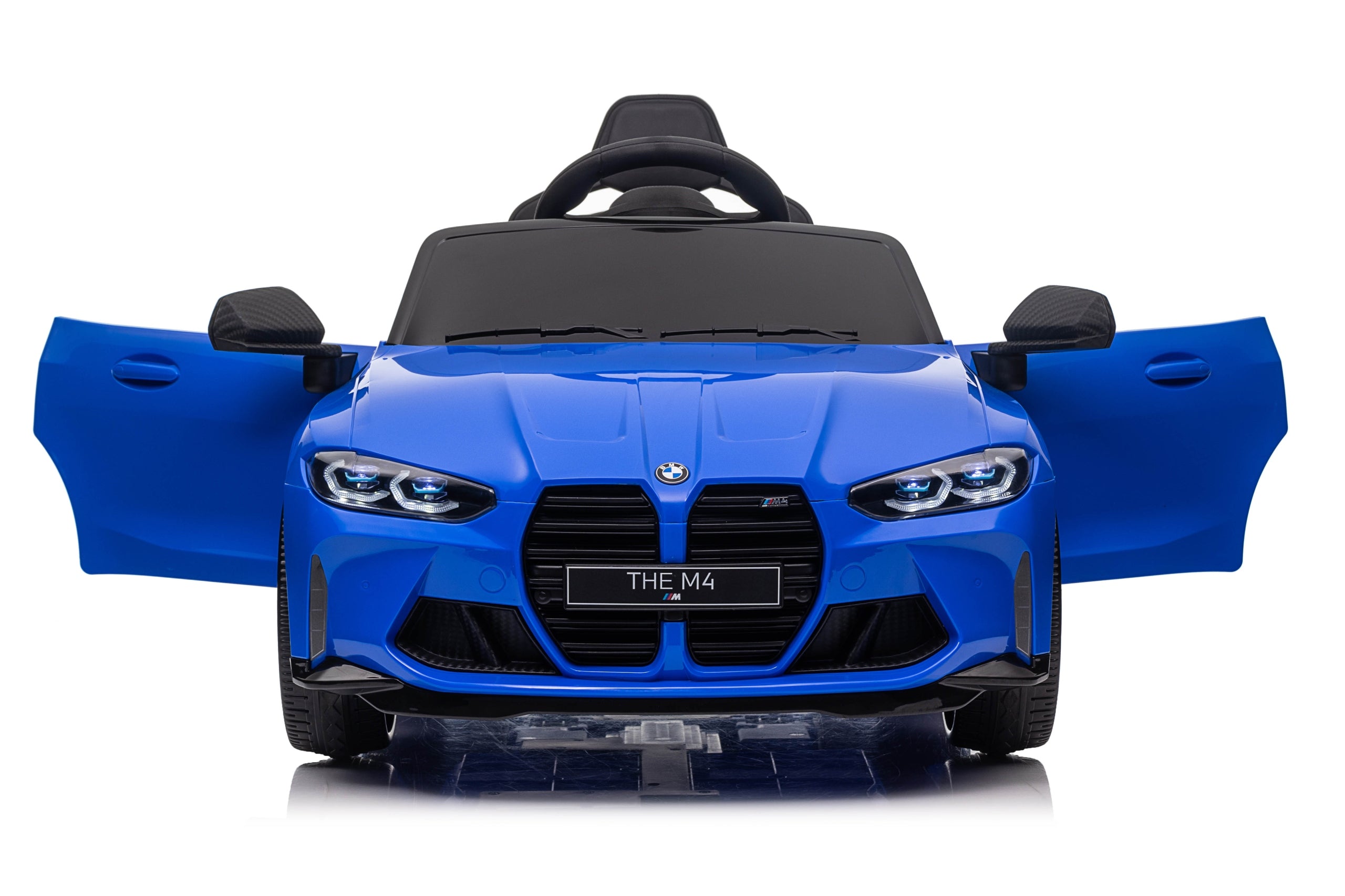 Auto BMW M4 Battery Operated Car for Kids Leather EVA Pilot HIT Gift! Color black
