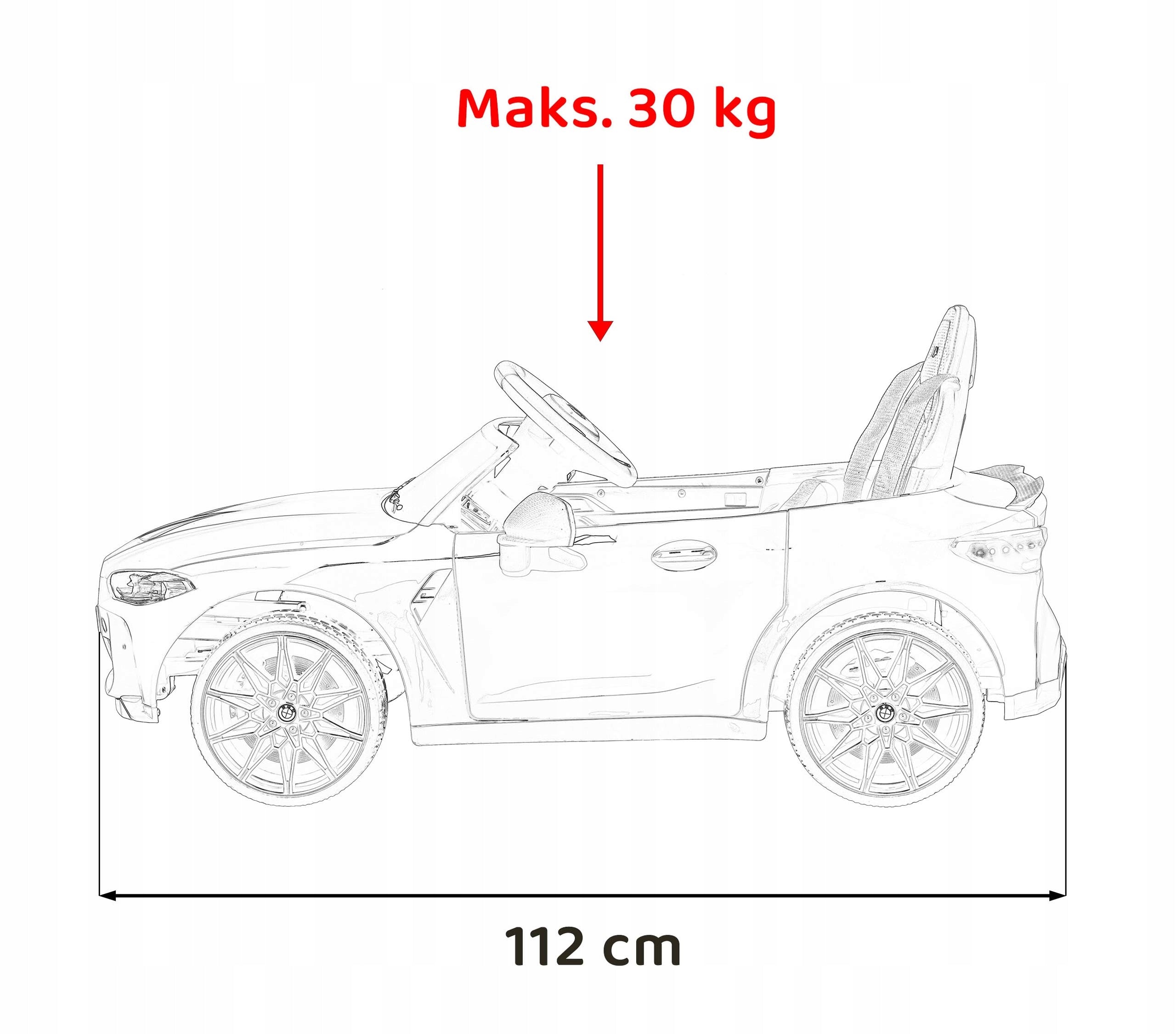 Auto Battery BMW M4 2X45 WATT Rechargeable 12V Leather Pilot White Certificates and opinions CE