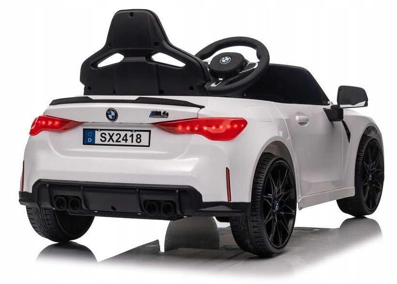 Auto Battery BMW M4 2X45 WATT Rechargeable 12V Leather Pilot White Color black