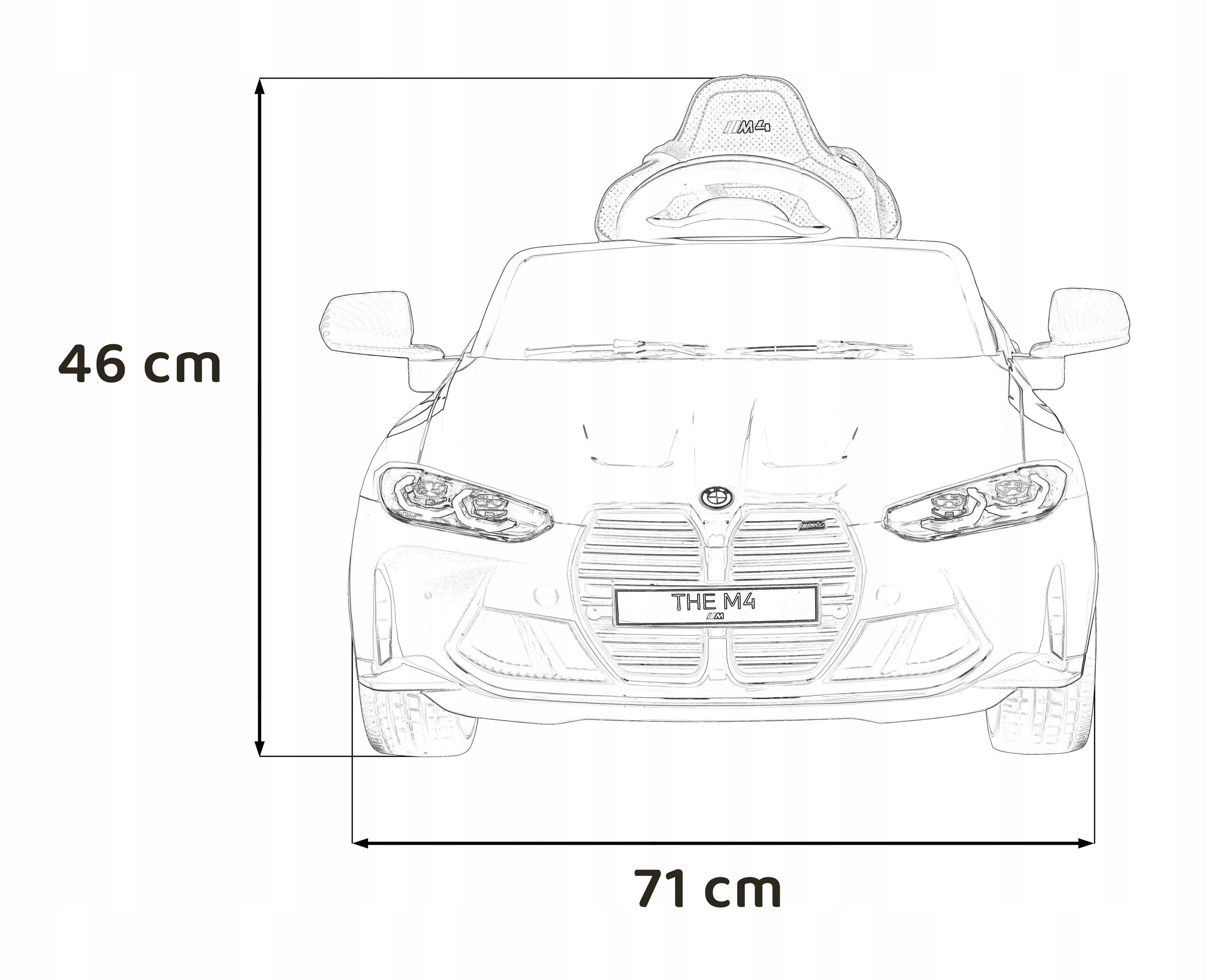 Auto Battery BMW M4 2X45 WATT Rechargeable 12V Leather Pilot White Product weight with unit packaging 22 kg
