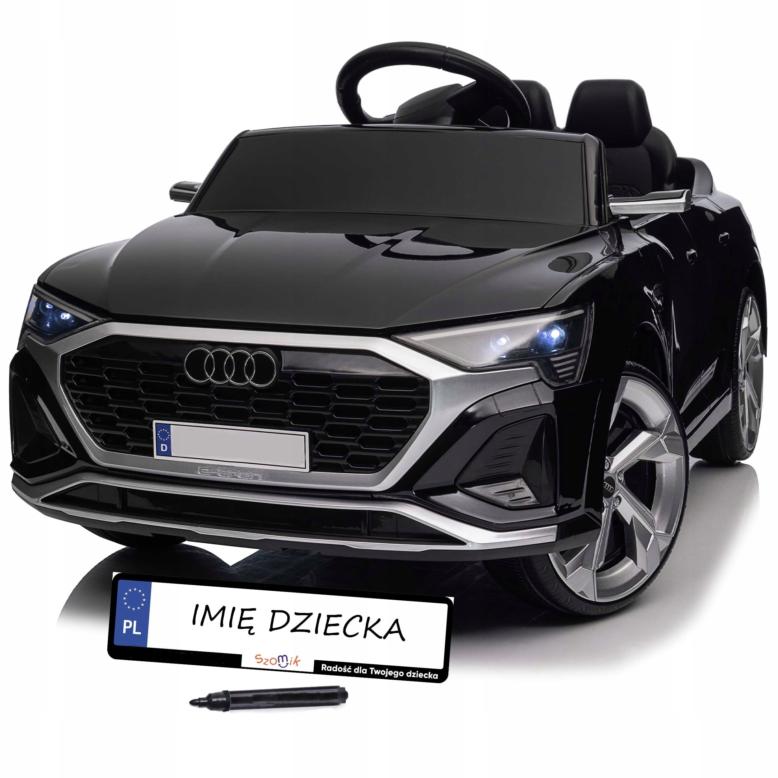 Auto Battery Operated AUDI SQ 8 EVA Leather Pilot 2.4 G LED Boards