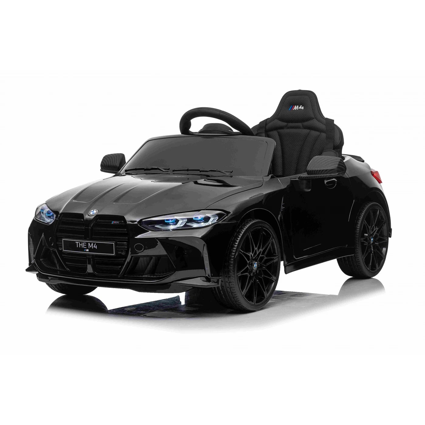 Auto Battery Operated BMW M4 2X45 WATT Battery 12V 7Ah Leather Pilot Black