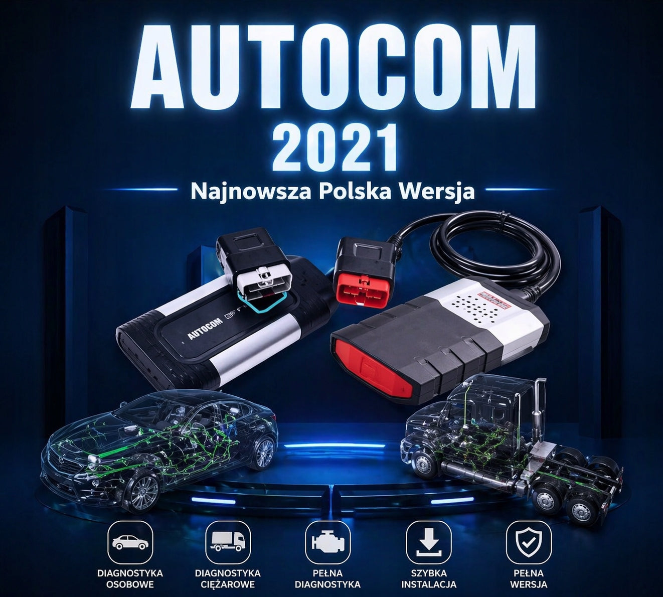 Auto Com 2021.11 Wow Wurth Delphi Multidiag CDP Najnowsza Polska Wersja