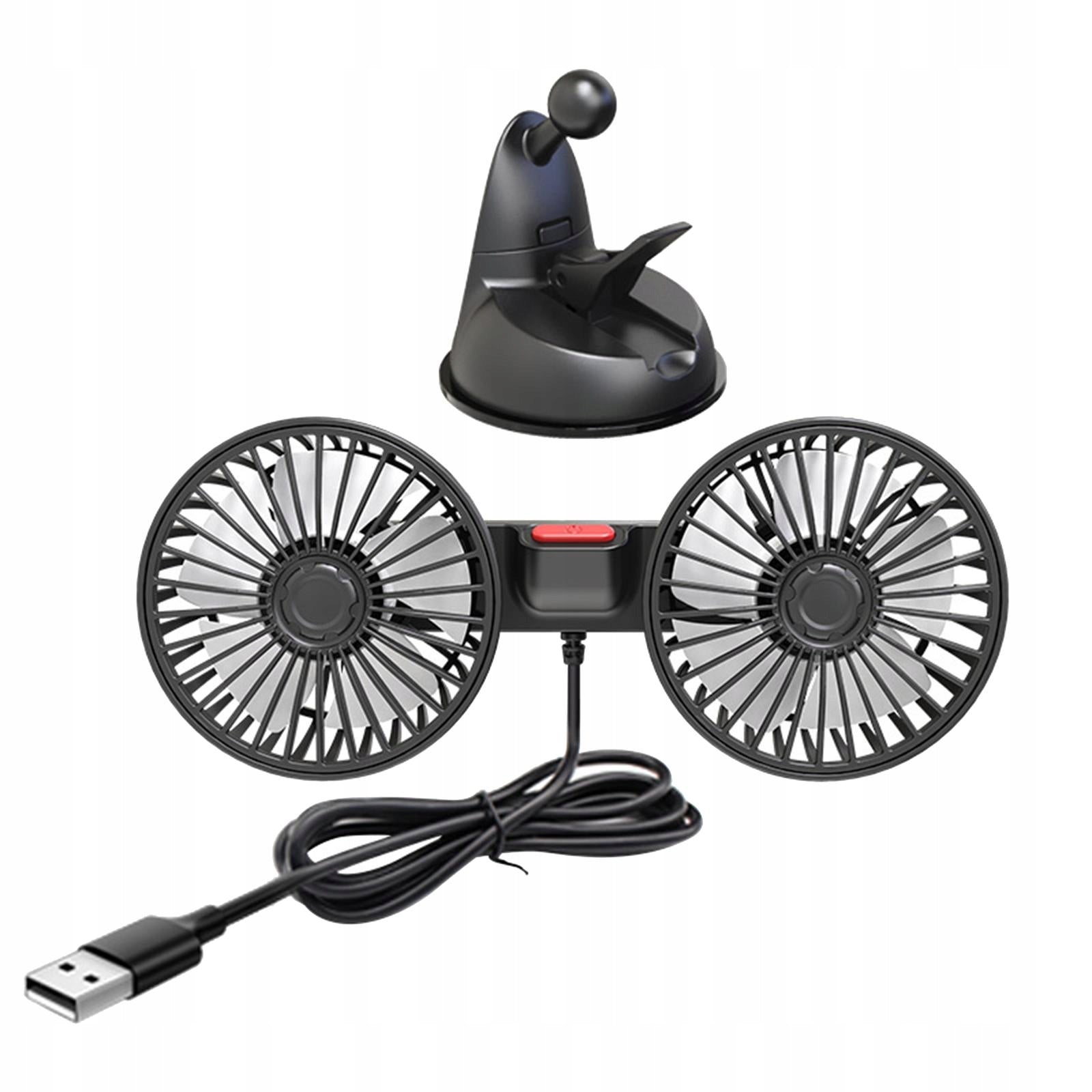 Auto Cooling Fan, Auto Cooler Air Suction Cup Base, Low Noise ,Strong Wind Brand no brand