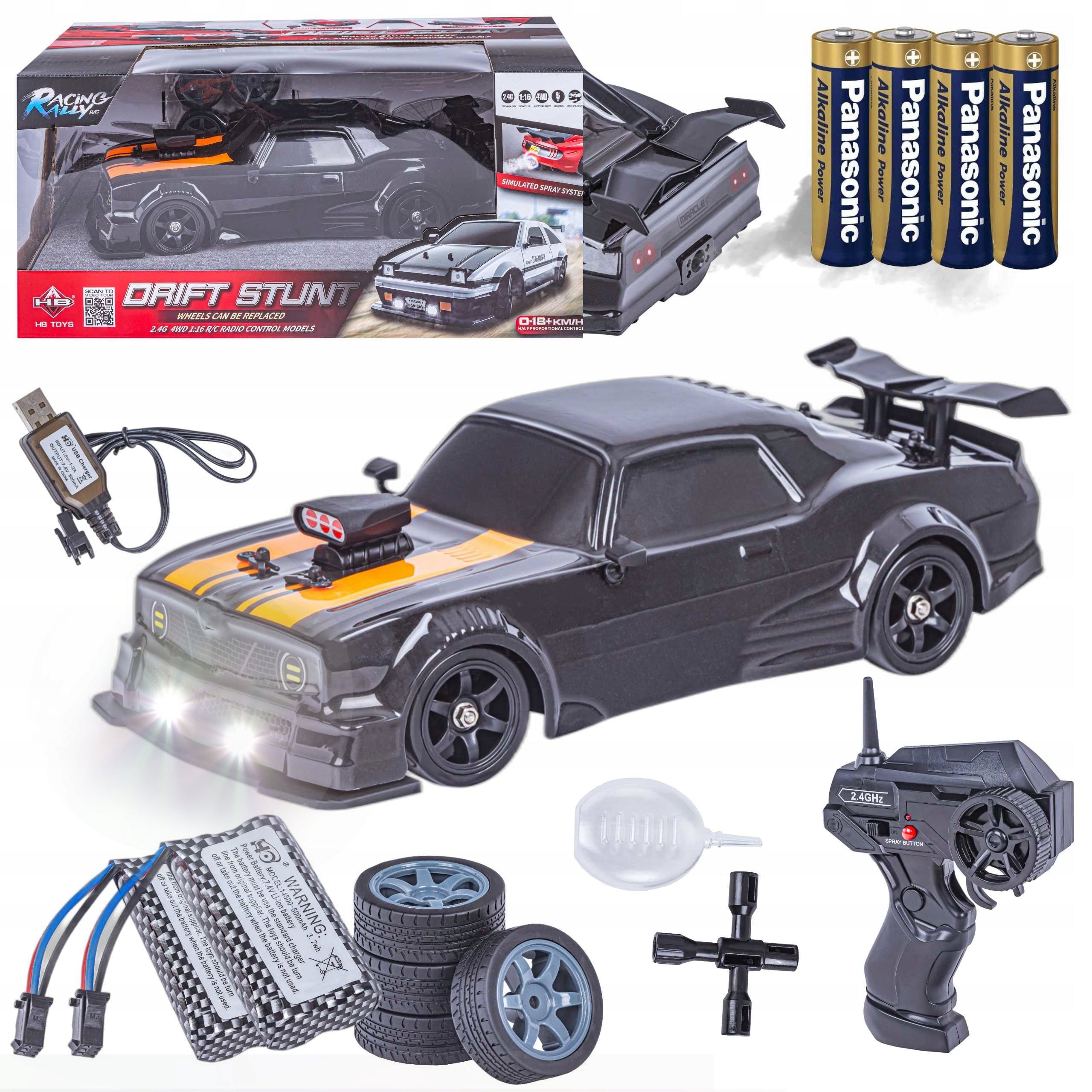 Auto Drift BIG CAR REMOTE CONTROLLED 2.4Gz 4x4 RC LED SMOKE