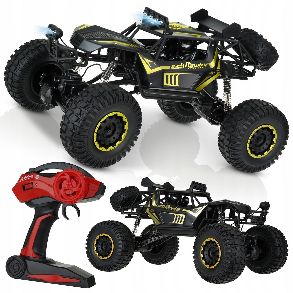 Auto RC Monster Truck 1:8 47cm Remote Controlled Off-Road 4x4 for Battery