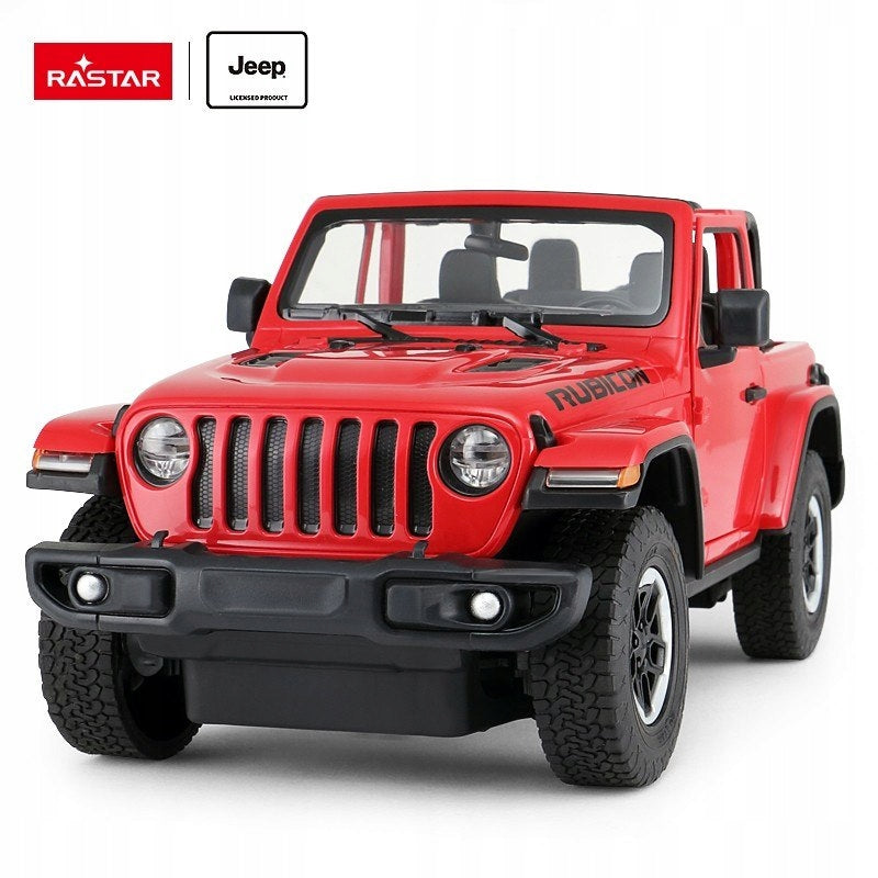 Auto Rastar Jeep Wrangler Rubicon 1:14 red Packaging status original