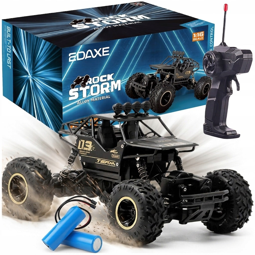 Auto Remote Controlled RC Off-Road 4x4 Metal Monster Truck 2x Battery