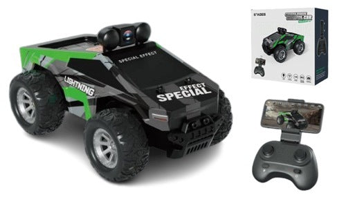 Auto Remote Controlled With Camera Green Truck Off Road Phone App Brand NORIMPEX