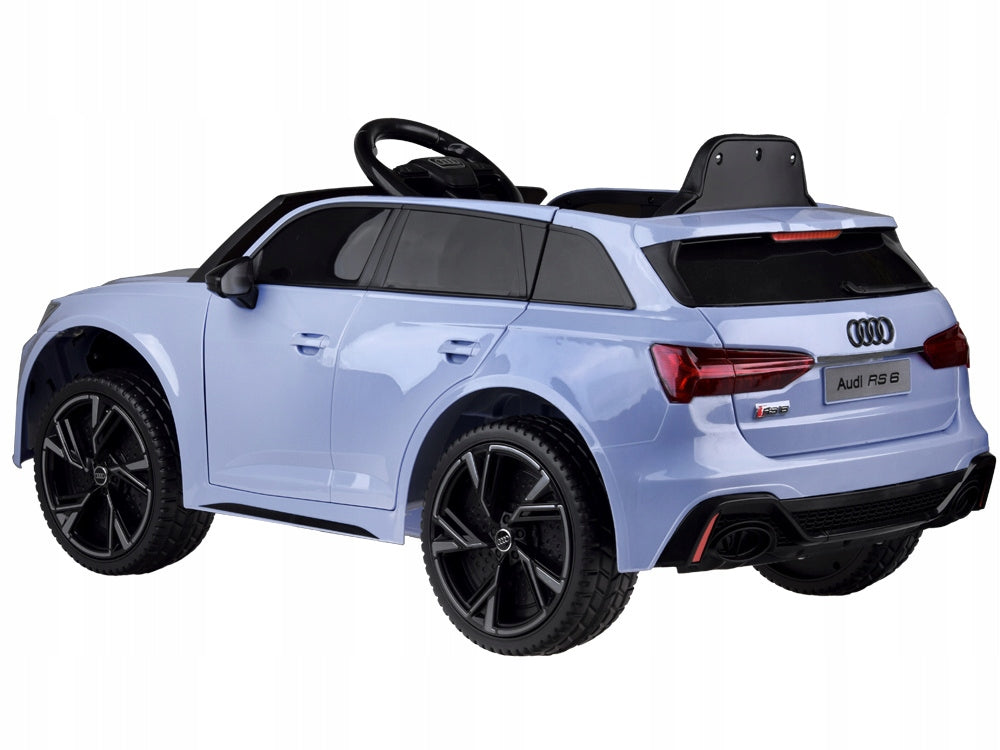 Auto battery electric AUDI RS 6 for children PA0297 Color blue