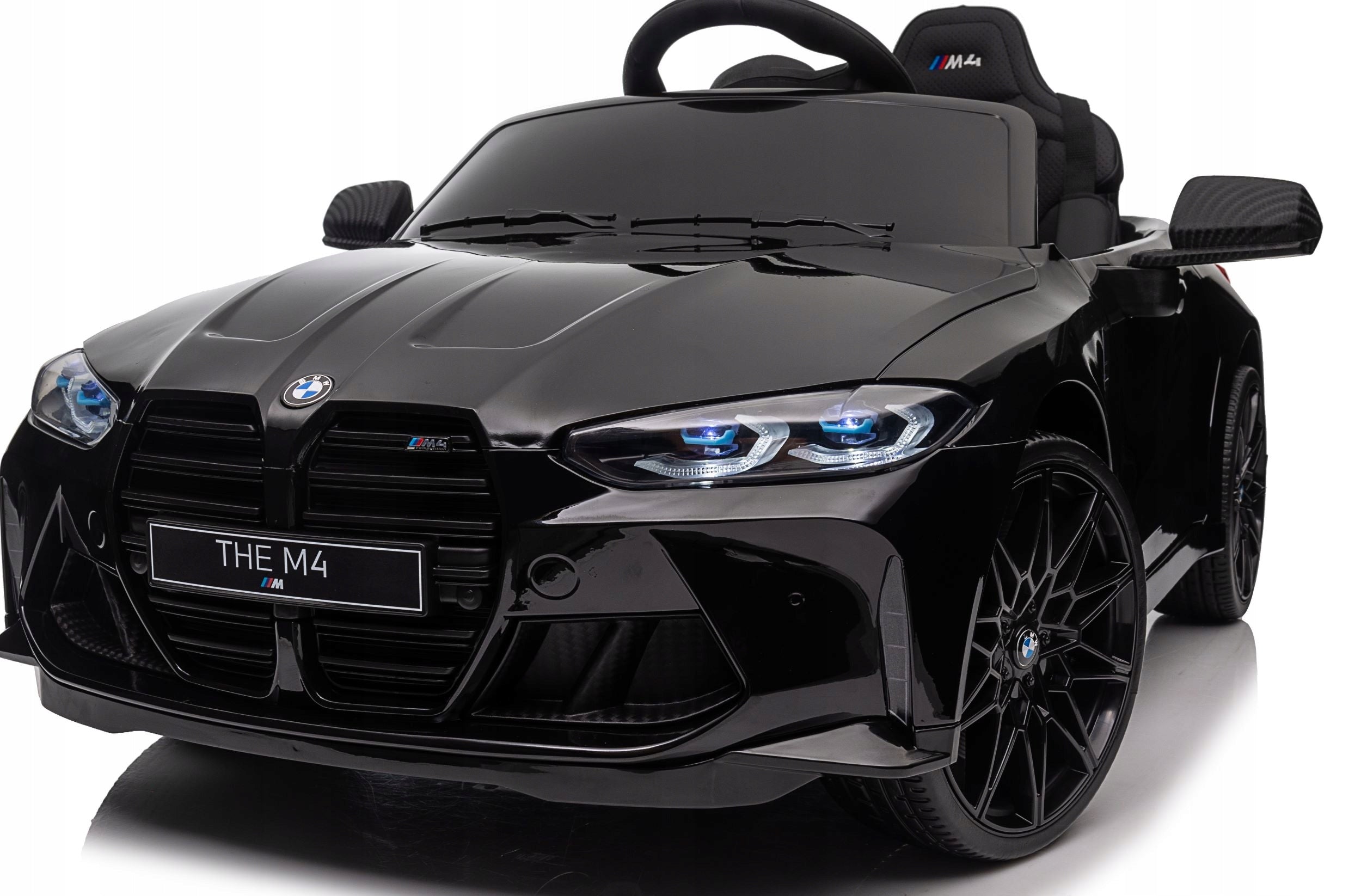 Einsitziges Kinder-Elektroauto Lean Cars BMW M4, schwarz 