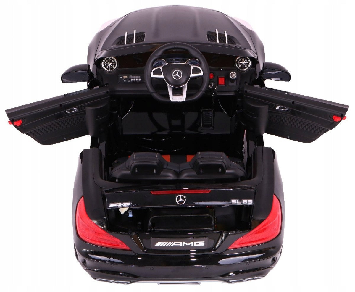 Mercedes AMG SL65 einsitziges Kinder-Elektroauto, schwarz 