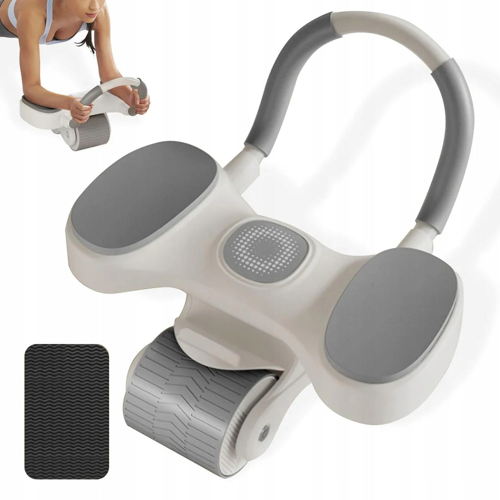 Automatic Abdominal Meat Exercise Wheel with Armrest AB Roller