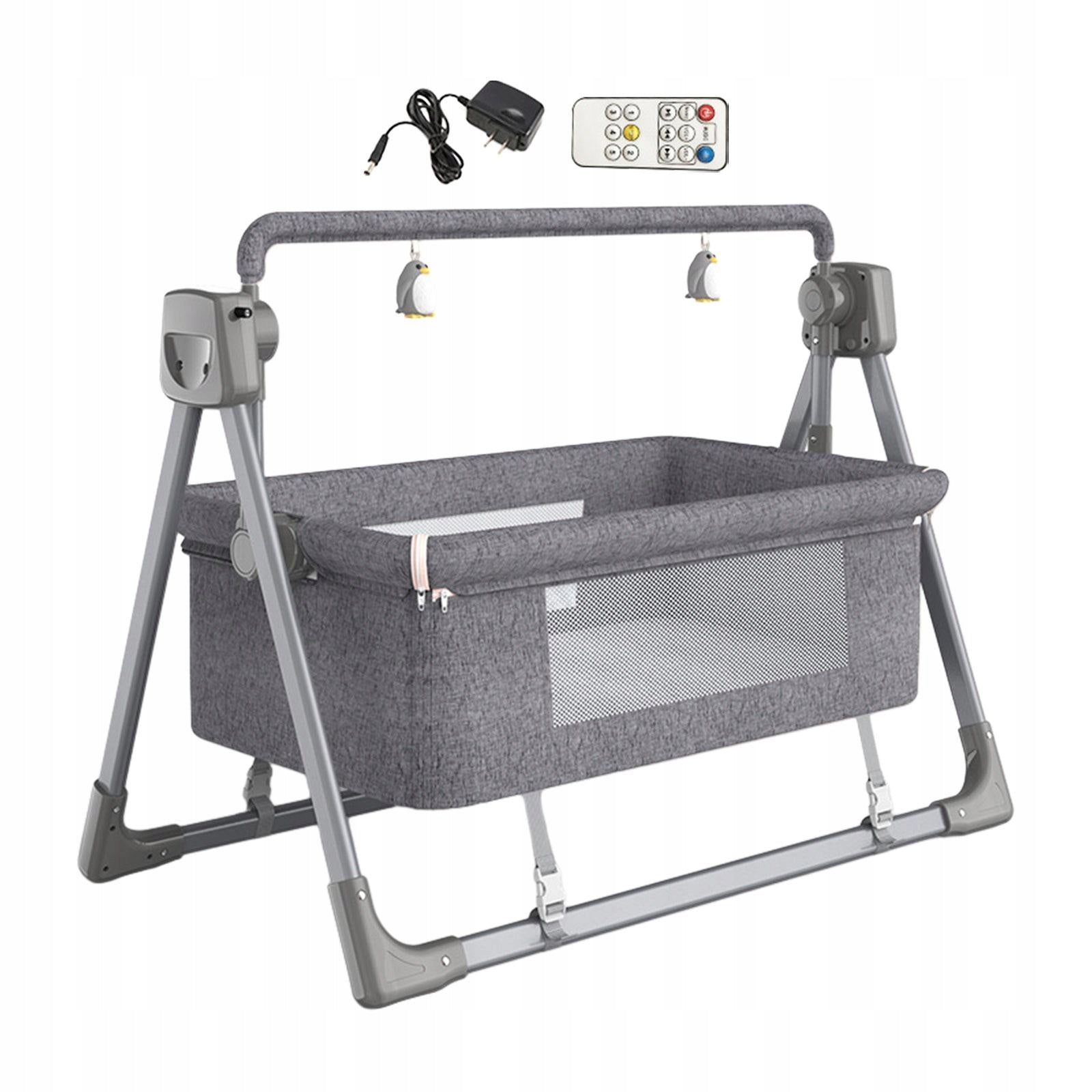 Automatic Baby Cradle Holdiday Gifts Portable Newborn Cradle Foldable grey Manufacturer code 14557083518