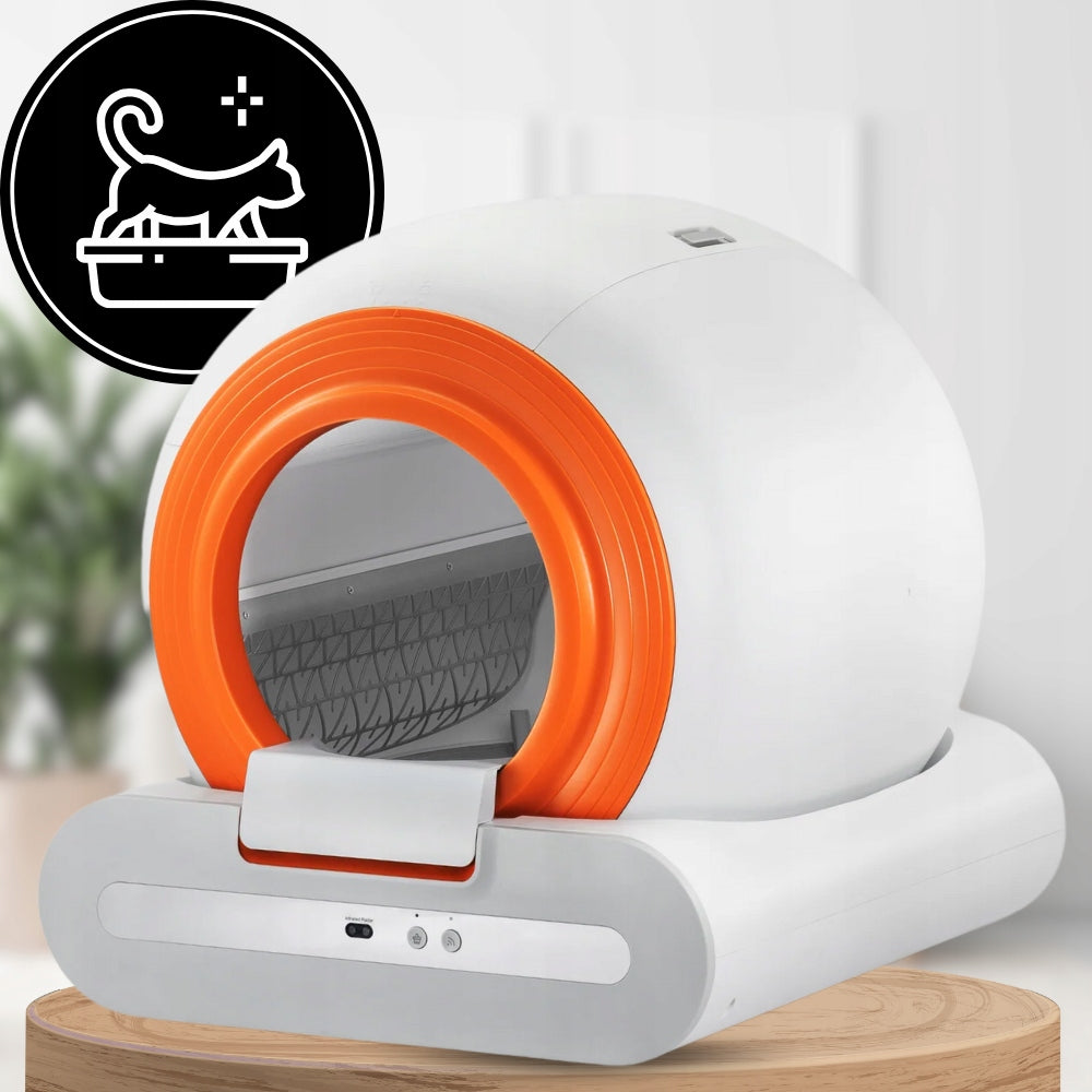 Automatic CAT LITTER BOX with WIFI Odor Neutralizer Cuvette SMART Packaging status original