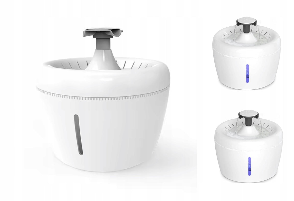 Automatic Cat Drinker Fountain Dog LED Capacity 2,5 Liter + Filter