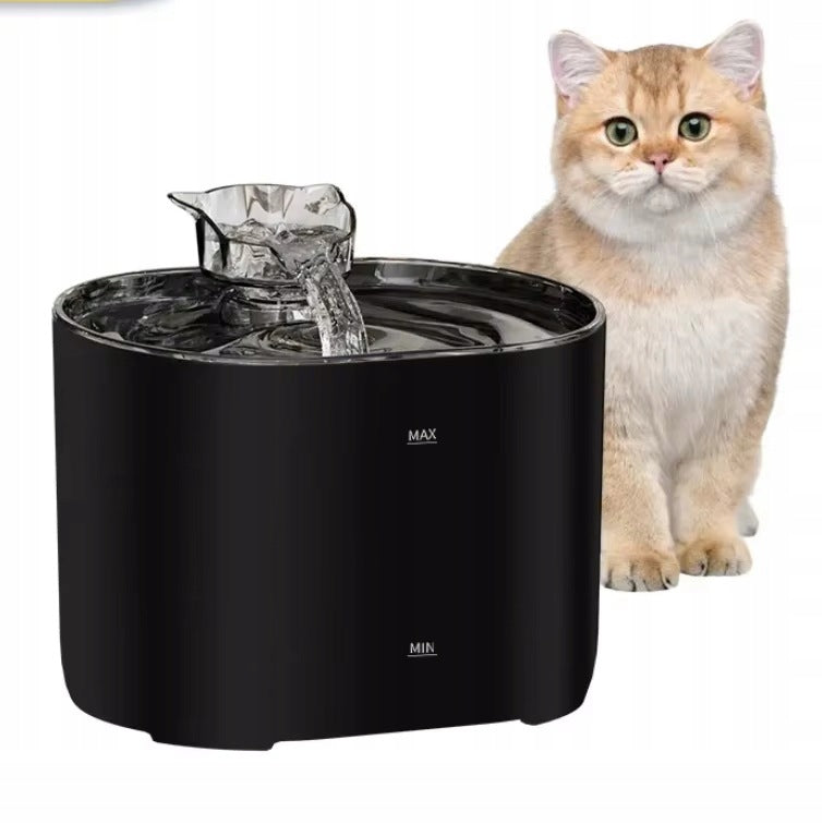 Automatic Cat Drinker Fountain Water Dispenser Dog Led Black 2.2L Packaging status original